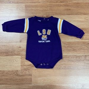 Louisiana State University LSU Fighting Tigers Baby Long Sleeve Bodysuit 12 Mon